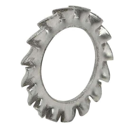Arruela Dentada Externa Aço Inox A2 Din 6798 A