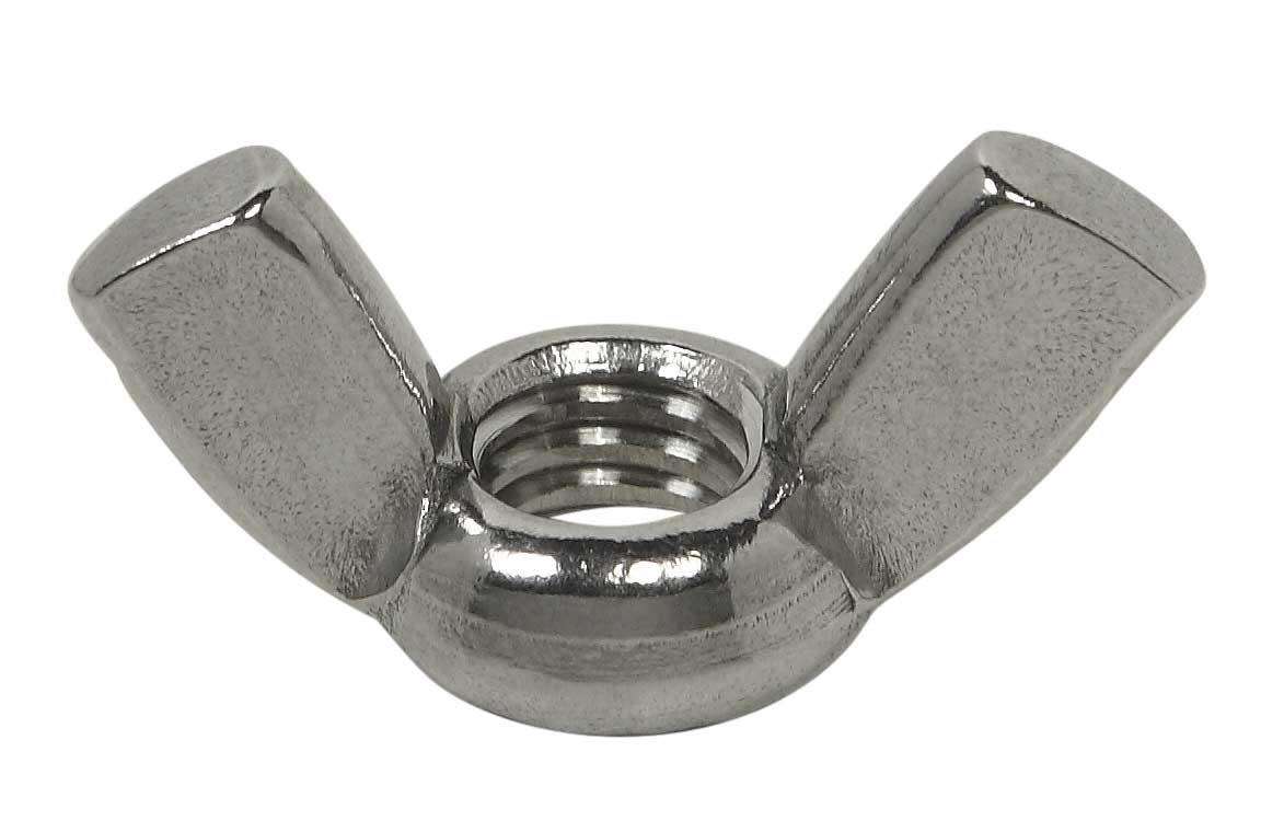 Porca Borboleta Aço Inox Passivado 304 UNC 1 Porca Borboleta Aço Inox Passivado 304 Unc