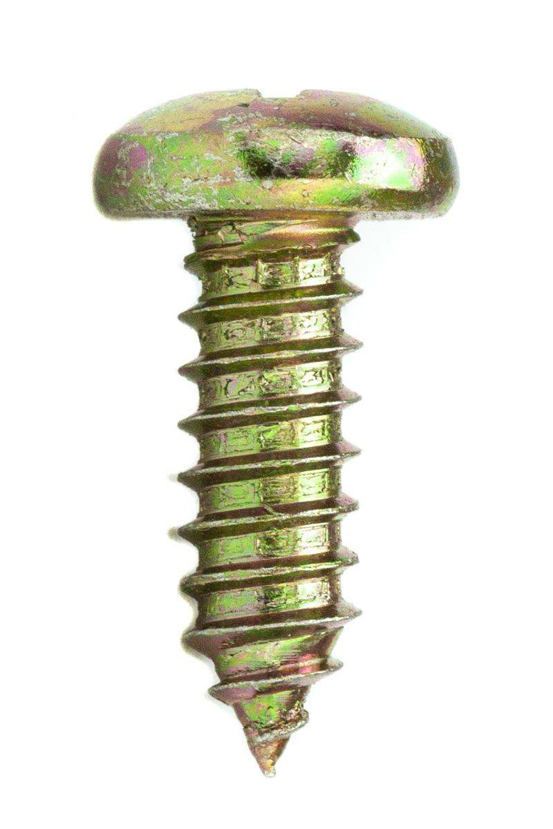 Parafuso Fendado Bricromatizado Autoatarraxante Cabeça Panela Phillips