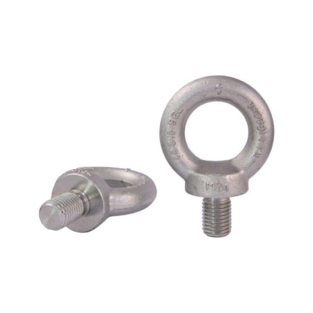 Parafuso Olhal Aço Carbono Din 580 Zincado Branco MM