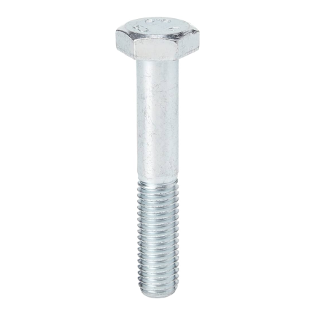 Parafuso Sextavado Rosca Parcial MA DIN 931 Classe 8.8 Zincado Branco