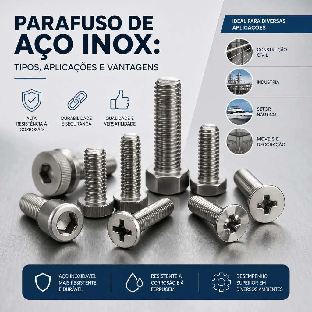 Parafuso De Aço Inox Illustration